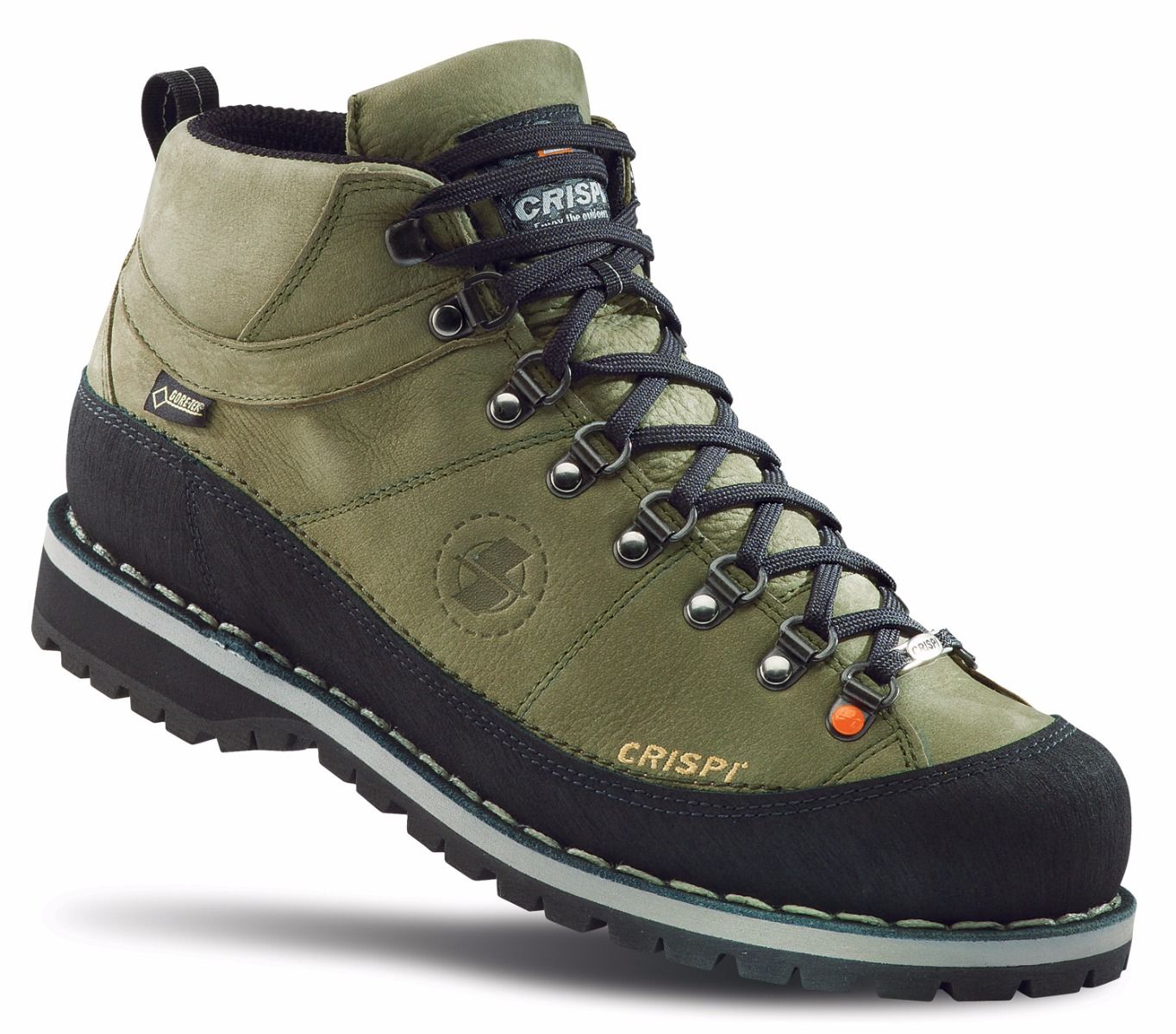 Black Crispi Monaco Premium GTX Men's Hiking Boots | 130099