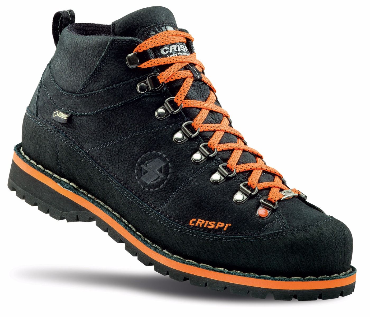 Black Crispi Monaco Premium GTX Men's Hiking Boots | 130099