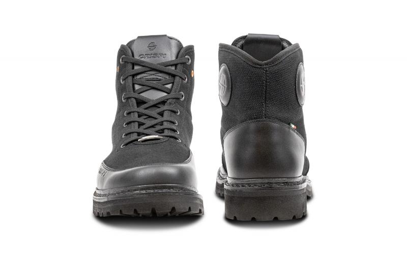 Black Crispi OPERA MID Men's Boots | 39583