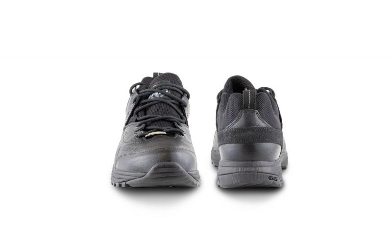 Black Crispi SPY LOW UNI GTX Men's Trainers | 200710